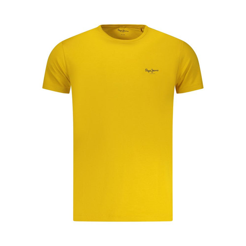 Pepe Jeans Giallo Katoenen T-shirt voor Heren