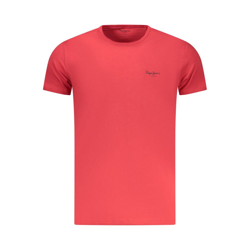 Pepe Jeans Rosso T-Shirt en Coton pour Homme