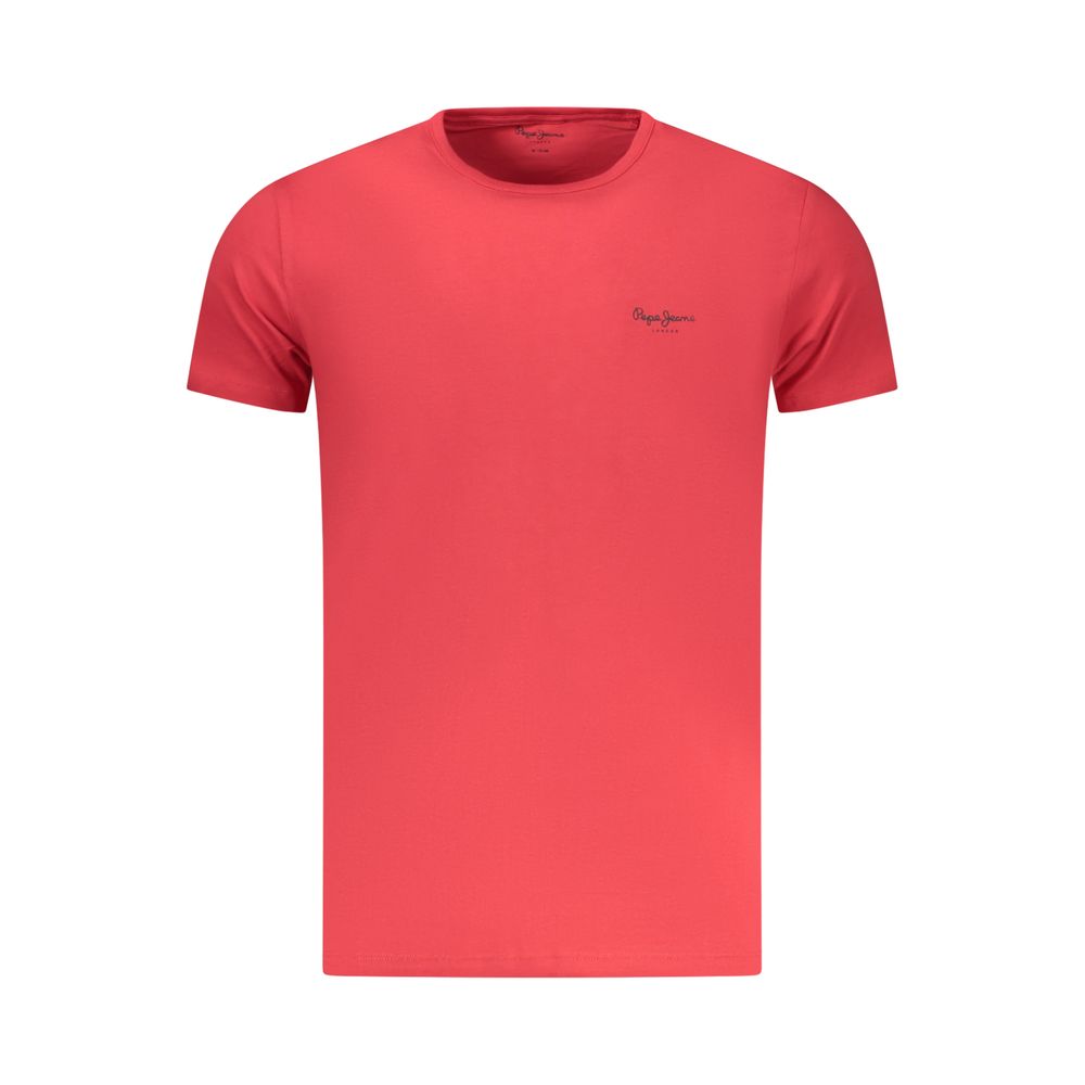 Pepe Jeans Rosso Katoenen T-shirt voor Heren