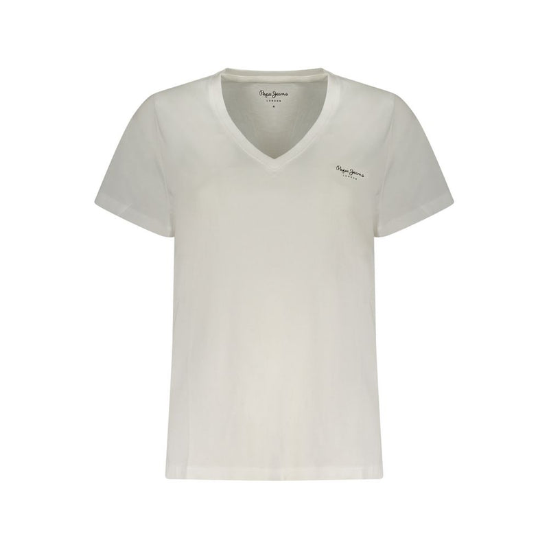 Pepe Jeans Bianco Cotton Women's T-Shirt