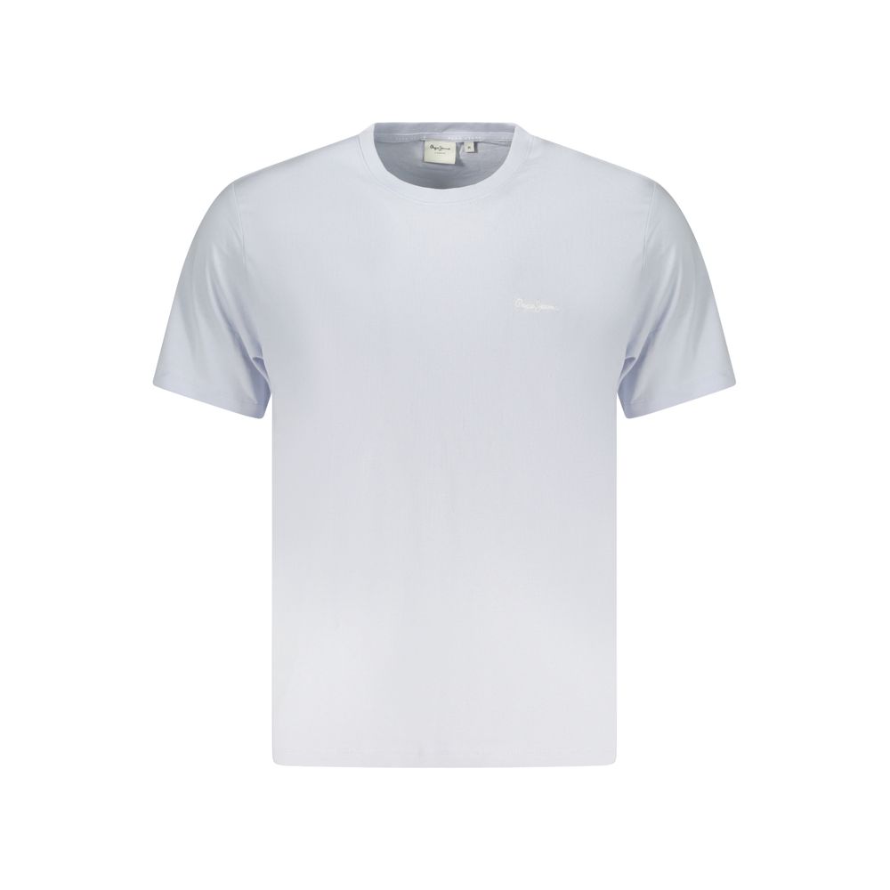 Pepe Jeans Azzurro T-Shirt en Coton pour Hommes