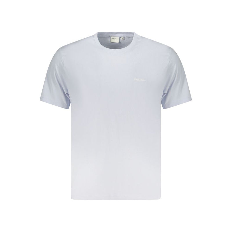 Pepe Jeans Azzurro Cotton Men's T-Shirt - Sustainable Style