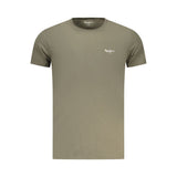 Pepe Jeans Verde Cotton Men's T-Shirt - Casual Slim Fit