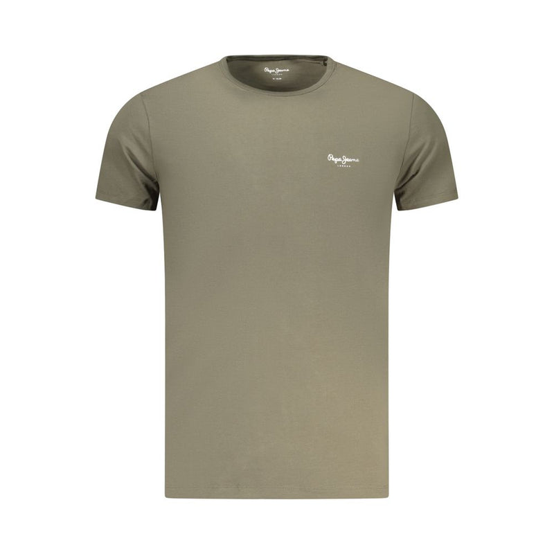 Pepe Jeans Groen Katoenen Heren T-shirt