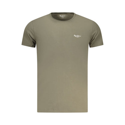 Pepe Jeans Groen Katoenen Heren T-shirt