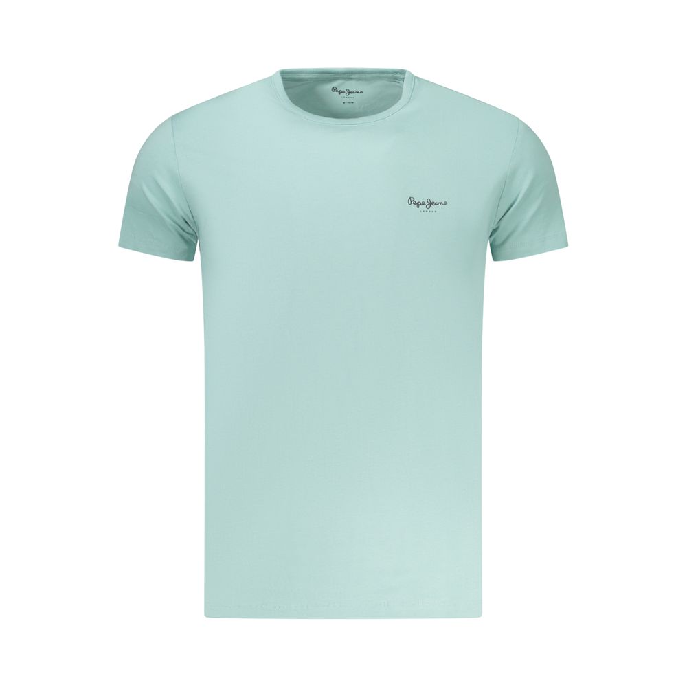 Pepe Jeans Azzurro Katoenen T-shirt voor Heren