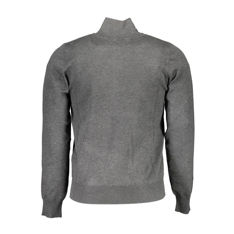 U.S. Grand Grigio Viscosa Men Sweater - Stylish Cardigan
