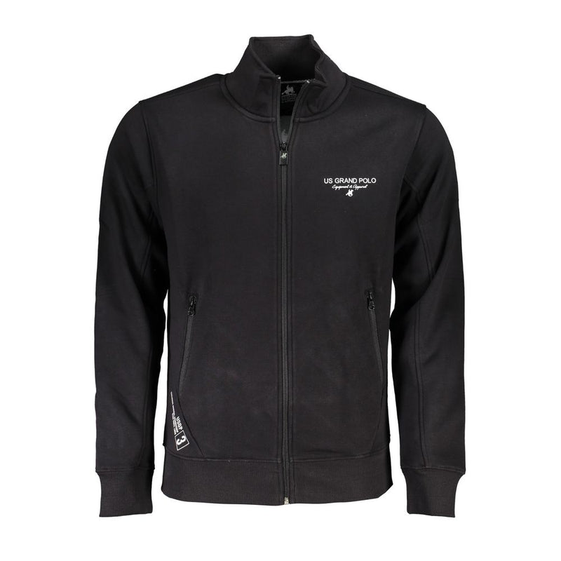 U.S. Grand Black Cotton Men's Sweatshirt