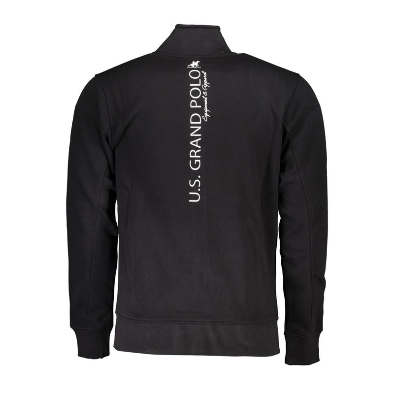 U.S. Grand Black Cotton Men's Sweatshirt