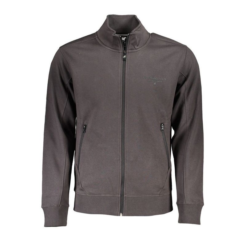 U.S. Grand Grigio Katoenen Herensweater