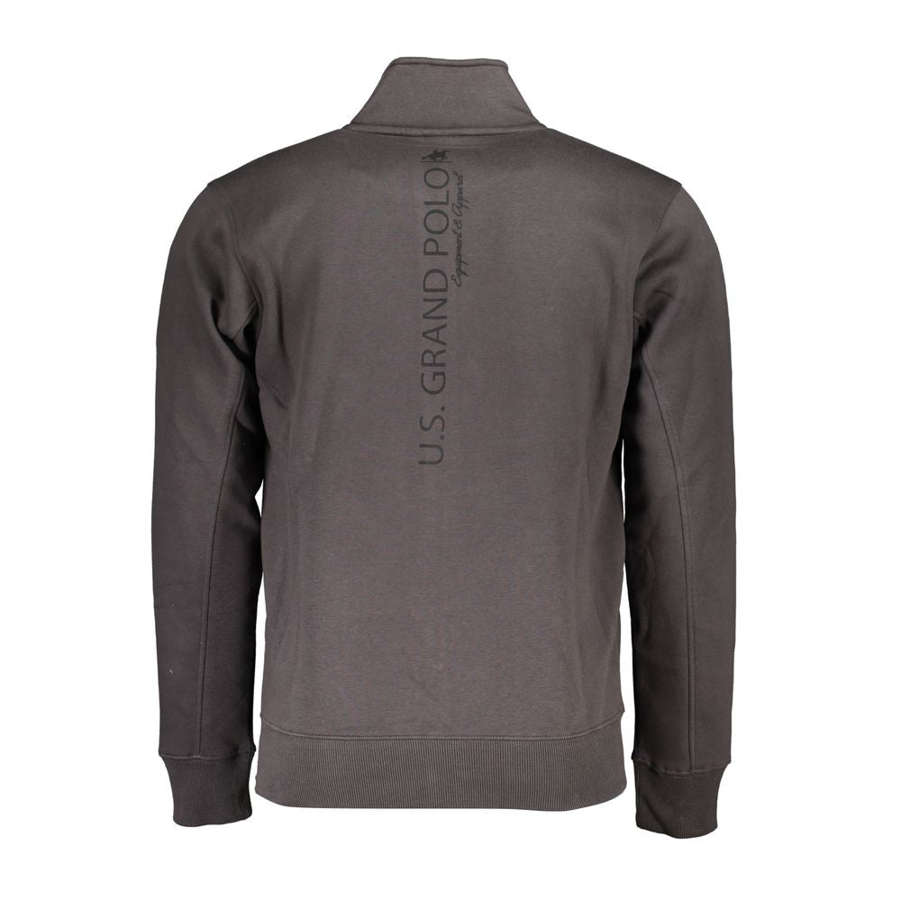 U.S. Grand Grigio Katoenen Herensweater
