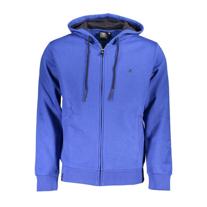U.S. Grand blauw katoenen hoodie voor heren