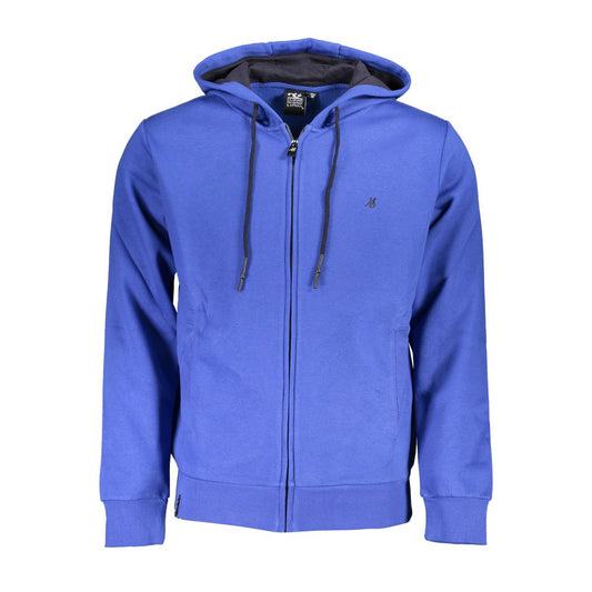 U.S. Grand blauw katoenen hoodie voor heren