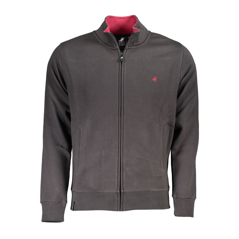 U.S. Grand Grigio Katoenen Herensweater