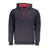 U.S. Grand Blue Cotton Men Hoodie - Stylish Comfort