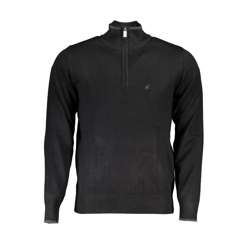 U.S. Grand Black Nylon Sweatshirt for Men