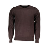 U.S. Grand Marrone Viscosa Men's Sweater - Élégance Moderne