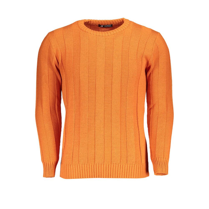 U.S. Grand Arancione Acrylic Men Sweater