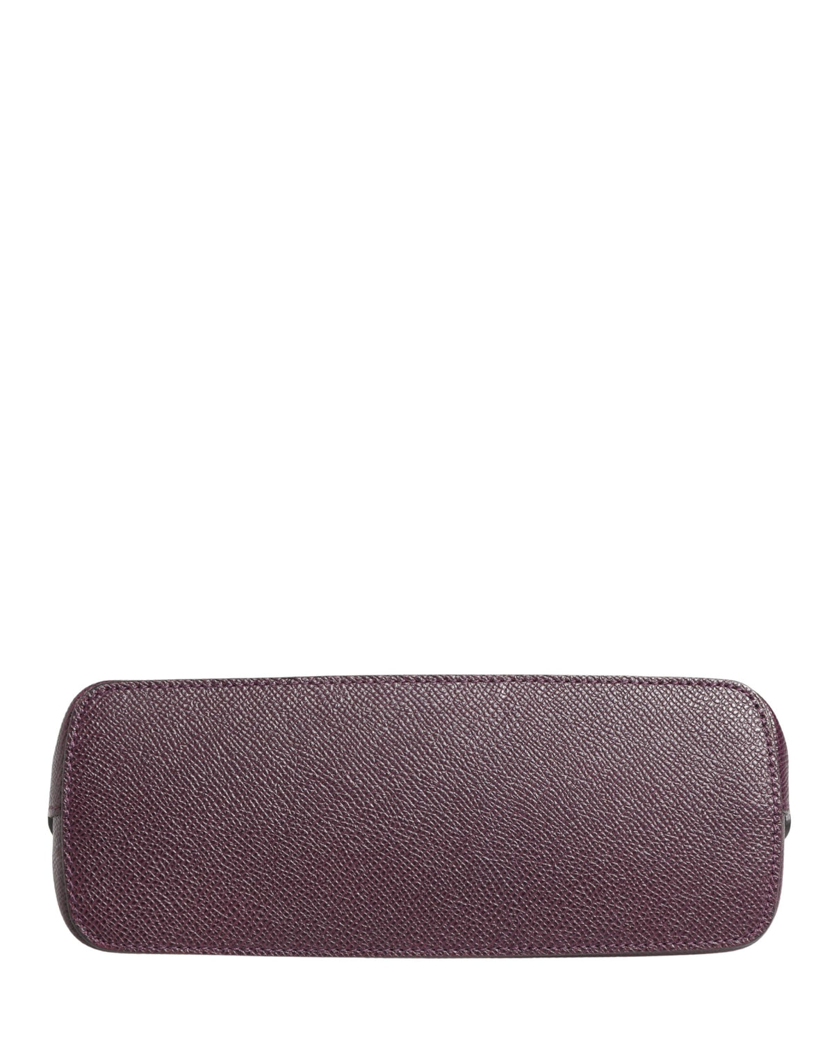 Dolce & Gabbana Dark Purple Leather DG Logo Zip Around Wallet