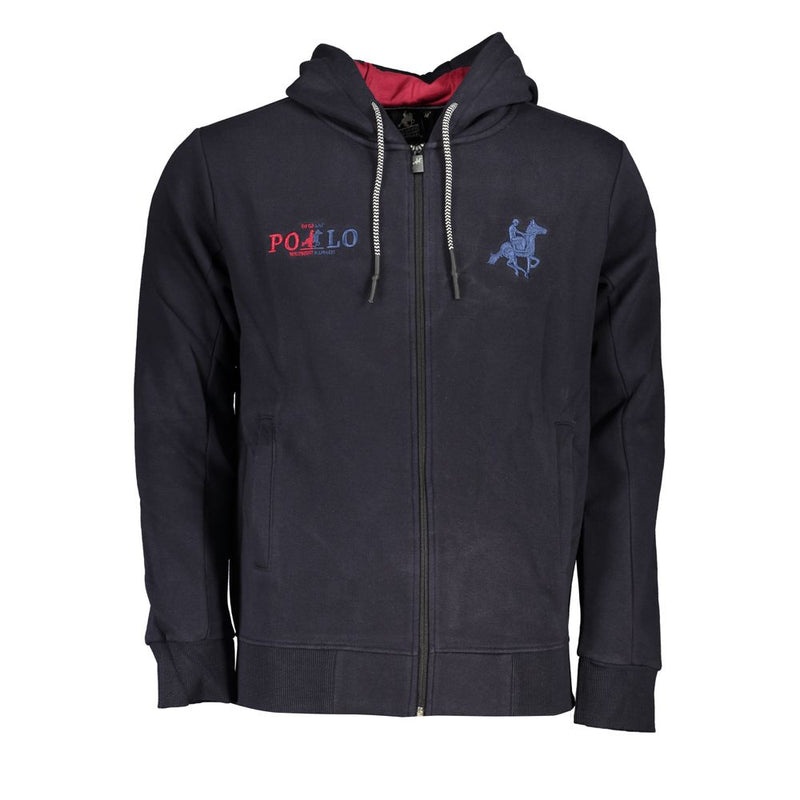 U.S. Grand Blue Cotton Men's Hoodie - Stylish & Comfortable