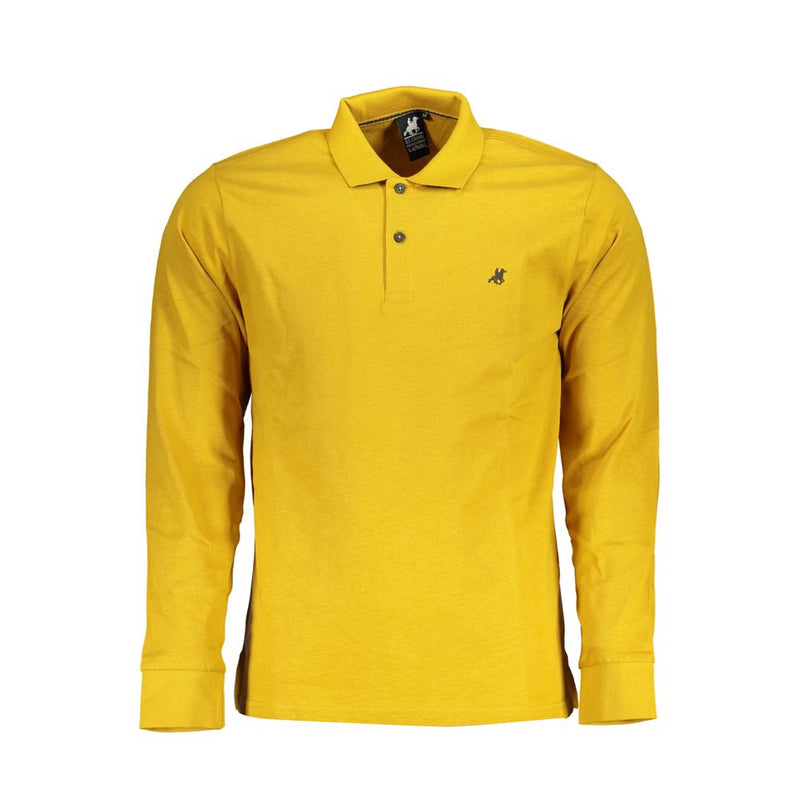 U.S. Grand Geel Katoenen Poloshirt voor Heren