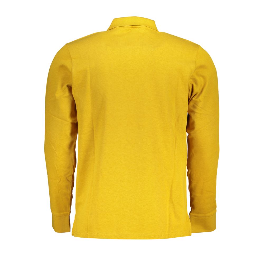 U.S. Grand Yellow Cotton Men Polo Shirt