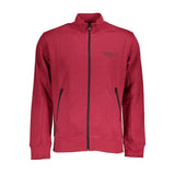 U.S. Grand Red Cotton Men Sweatshirt - Stylish Comfort