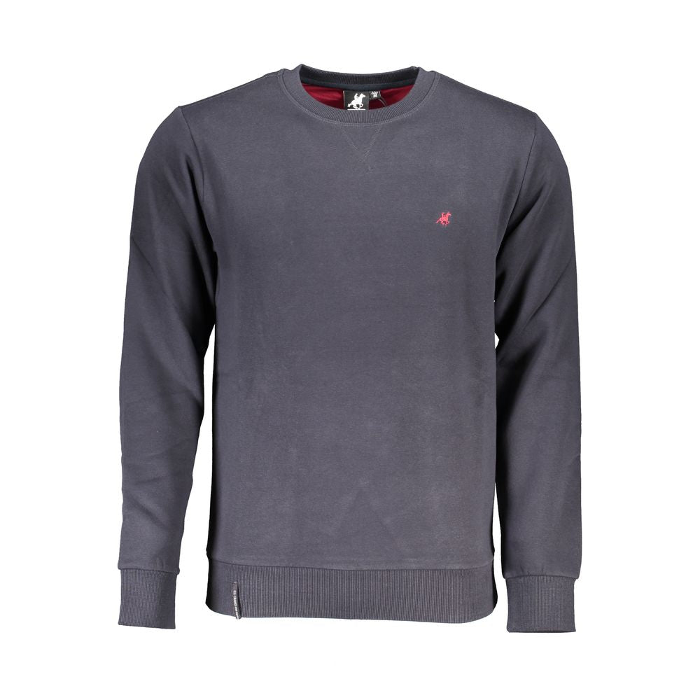 U.S. Grand Blue Cotton Men's Sweatshirt - Oversized Style