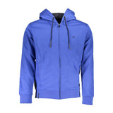 U.S. Grand Blue Cotton Men Hoodie