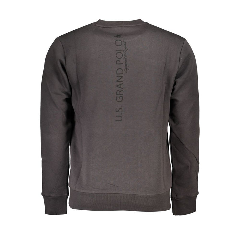 Amerikaans Donkergrijs Katoenen Heren Sweatshirt