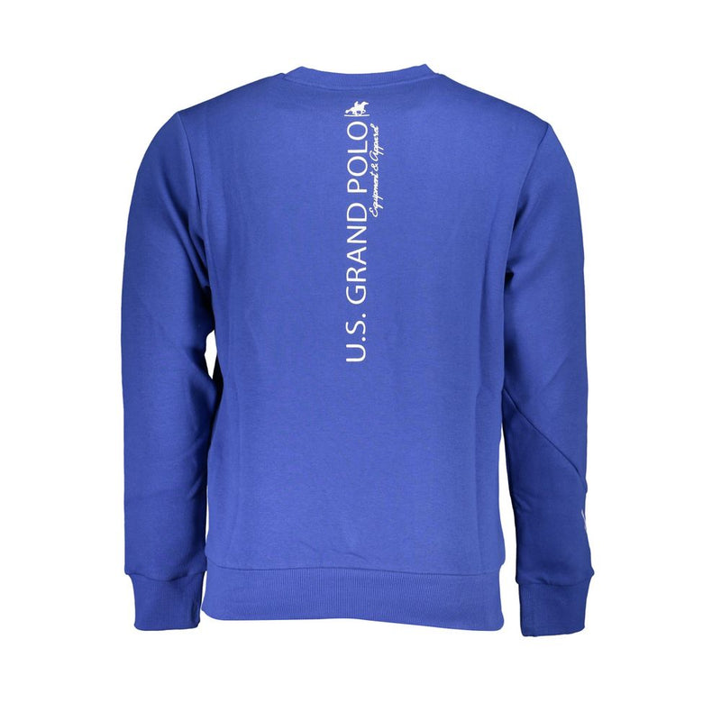 U.S. Grand Blue Cotton Men's Sweatshirt
