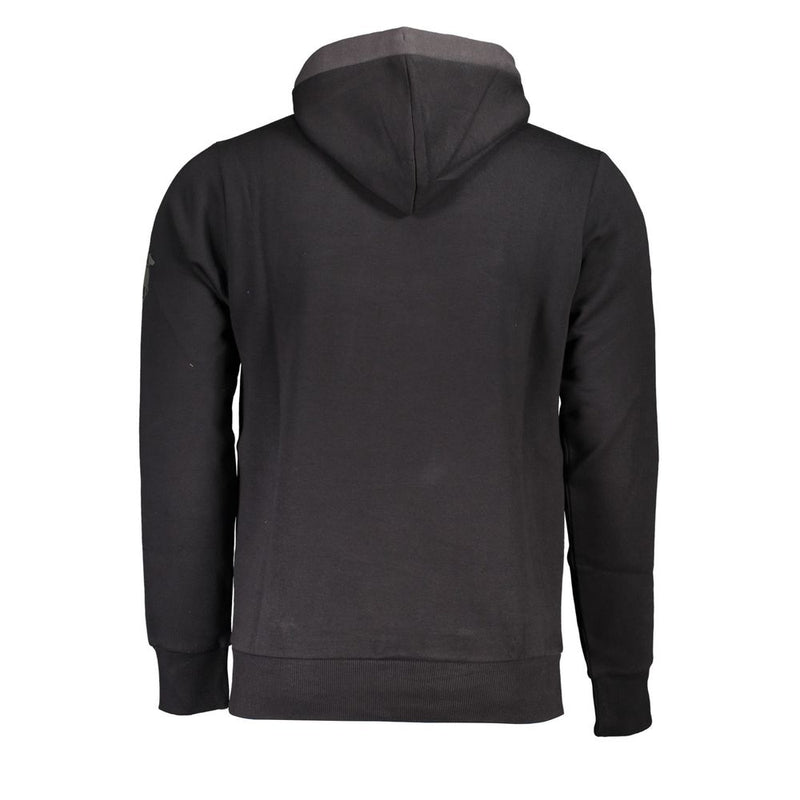 U.S. Grand Black Cotton Men's Sweatshirt - Trendy Urban Style