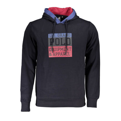 Amerikaans Donkerblauw Katoenen Herensweater
