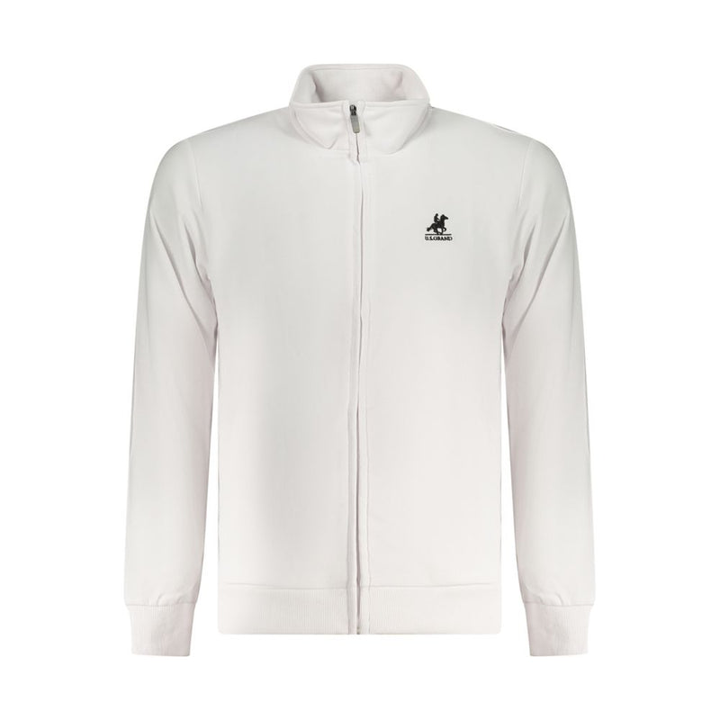 U.S. Grand Wit Katoenen Herensweatshirt