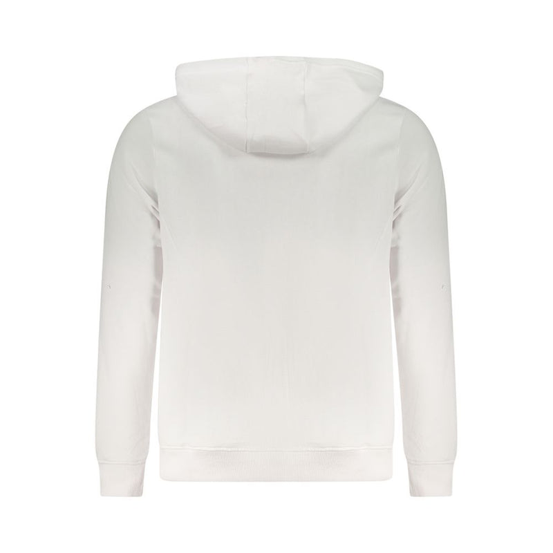 U.S. Grand White Cotton Men's Hoodie - Stylish Comfort