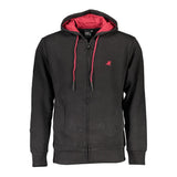 U.S. Grand Black Cotton Men's Hoodie - Stylish Comfort