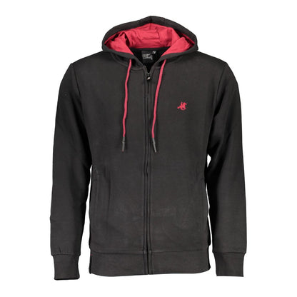Amerikaanse Grand Zwarte Katoenen Heren Hoodie