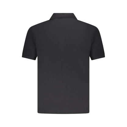 Polo homme en coton noir U.S. Grand