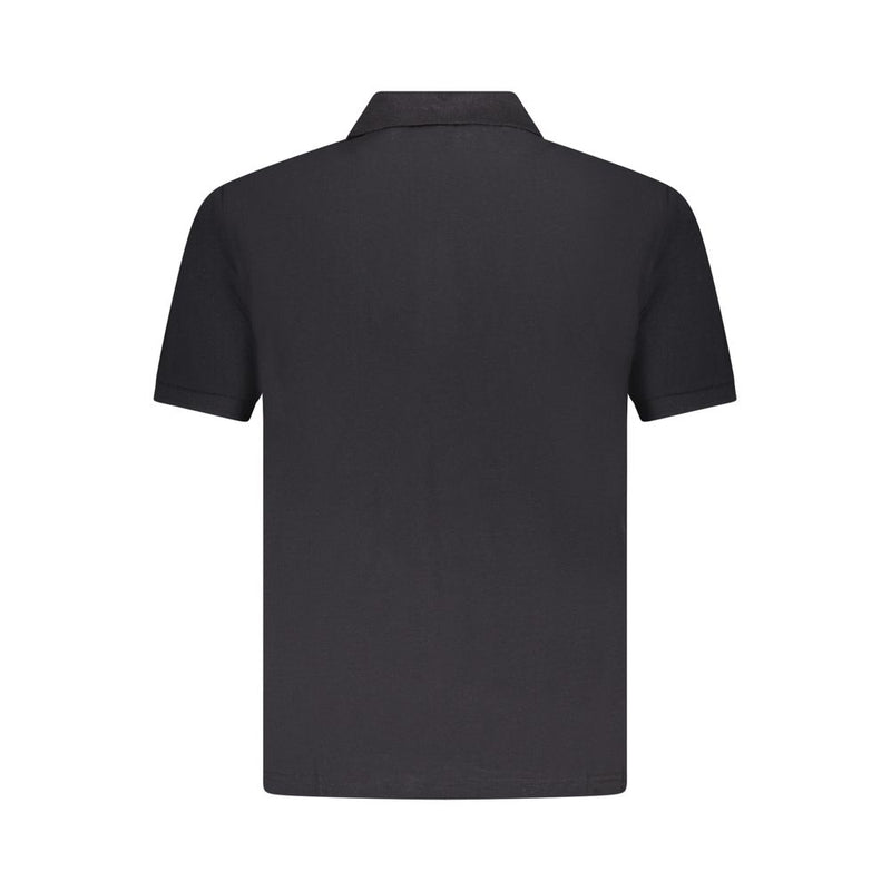U.S. Grand Black Cotton Men Polo - Classic Style