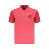 U.S. Grand Red Cotton Men Polo Shirt - Stylish & Comfortable