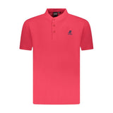 U.S. Grand Red Cotton Men Polo Shirt - Stylish & Comfortable
