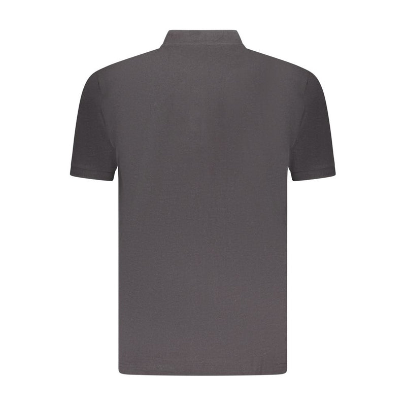 U.S. Grand Zwart Katoenen Herenpoloshirt