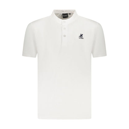 U.S. Grand Wit Katoenen Poloshirt voor Heren