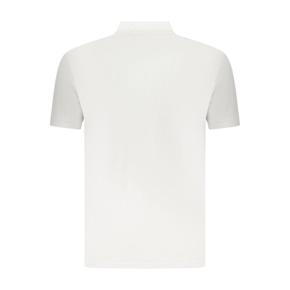 U.S. Grand White Cotton Men's Polo Shirt - Casual Elegance