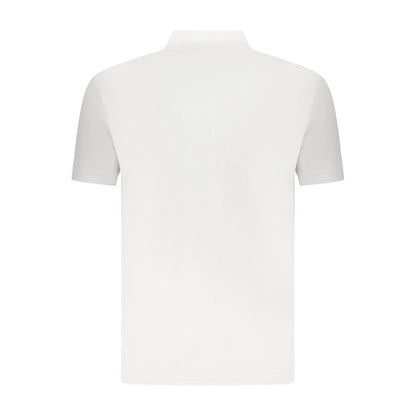 U.S. Grand Wit Katoenen Poloshirt voor Heren