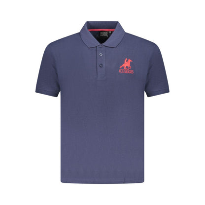 Polo homme en coton U.S. Grand Blu