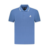 U.S. Grand Blue Cotton Men Polo Shirt