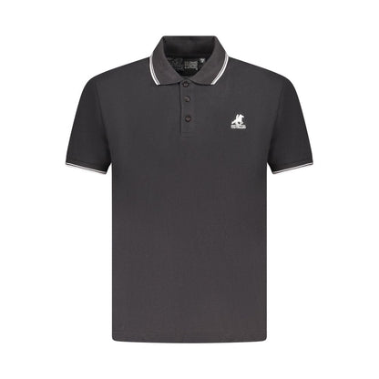 U.S. Grand Zwart Katoenen Poloshirt voor Heren