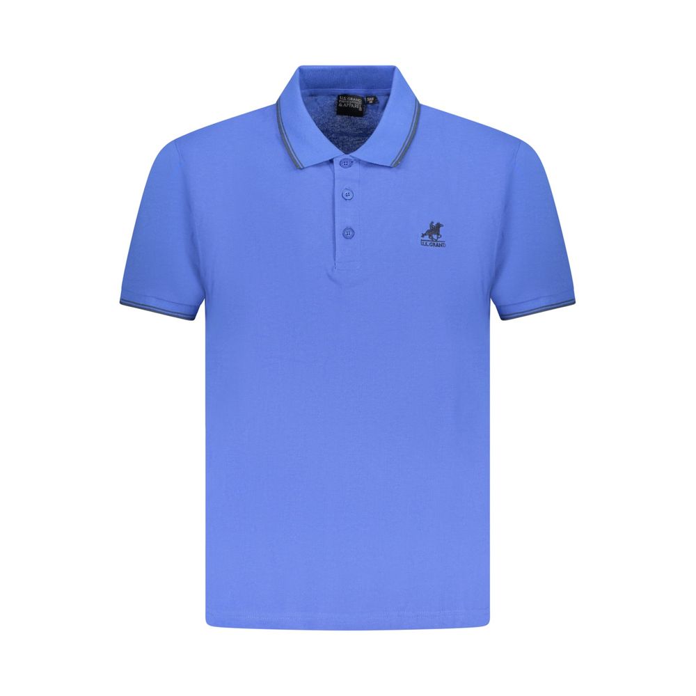Polo en coton bleu marine U.S. pour homme