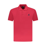 U.S. Grand Red Cotton Men Polo Shirt